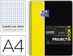 Cuaderno Oxford Project Book Amarillo